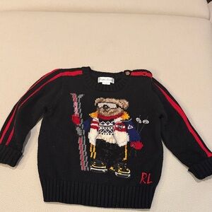Ralph Lauren Sweater with Skiing Bear